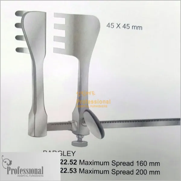 [개창기구] PROFESSIONAL 립스프레더 160MM (BADGLEY RIB SPREAD (45x45mm)) PAG-22.52, 1개