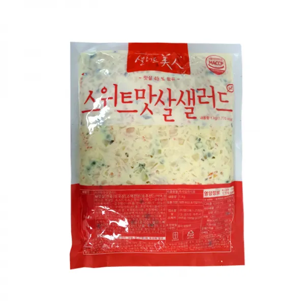 샐러드미인 스위트맛살 샐러드 1kg, 1kg, 1팩
