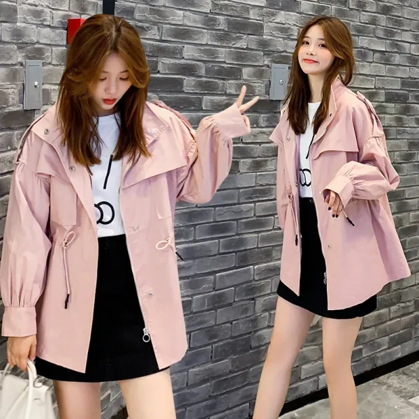 Okseller1 데일리 캐주얼 사파리 점퍼