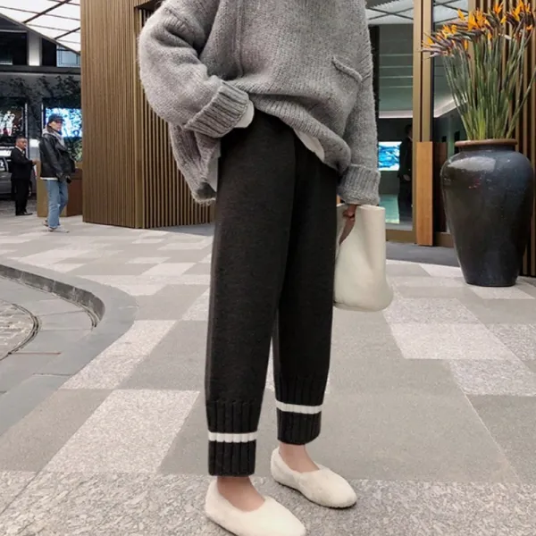 칠나무 여성 패션 와이드 팬츠 통 바지 빅사이즈 슬랙스 34