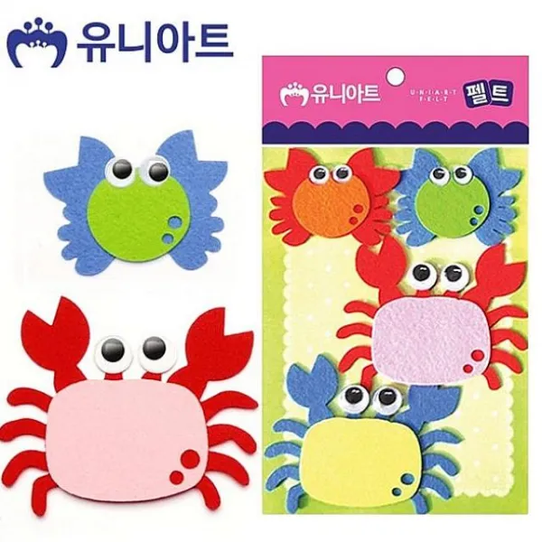 지그재그 유니아트 펠트 3500 게 4pcs 100x85mm 펠트지