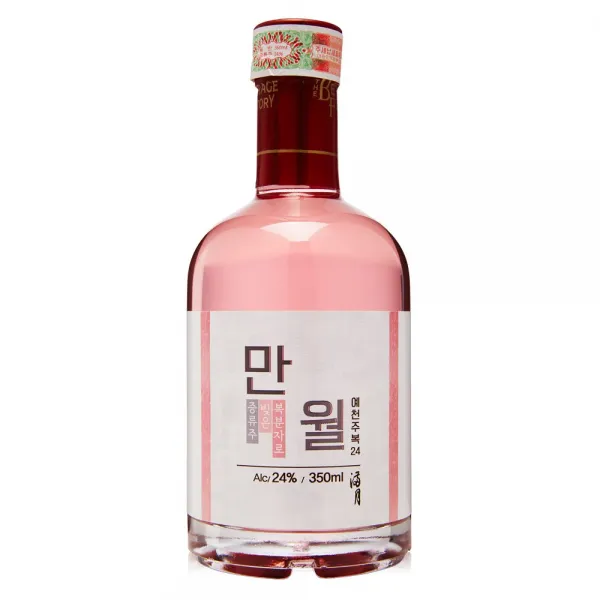 술마켓 200여종 유명 전통주 내맘대로 골라 담기 합배송, 1병, 착한농부 만월 예천주 복 24도 350ml 복분자 증류주