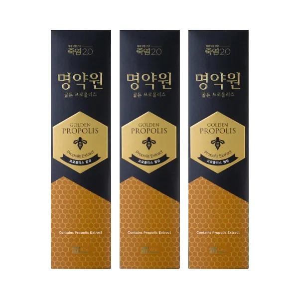 죽염 명약원 골든 프로폴리스 치약 150gx3개 단품