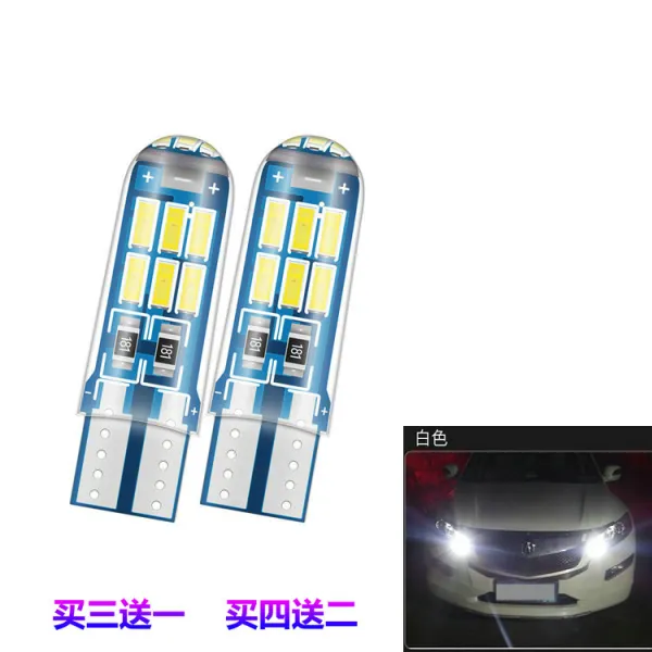 led 마이크로 라이트 적용 토요타 웨이치fs 카롤라 치현향 캠리 레이 링 t10 시 와이드, 맞장구, 내고온 화이트 한쌍