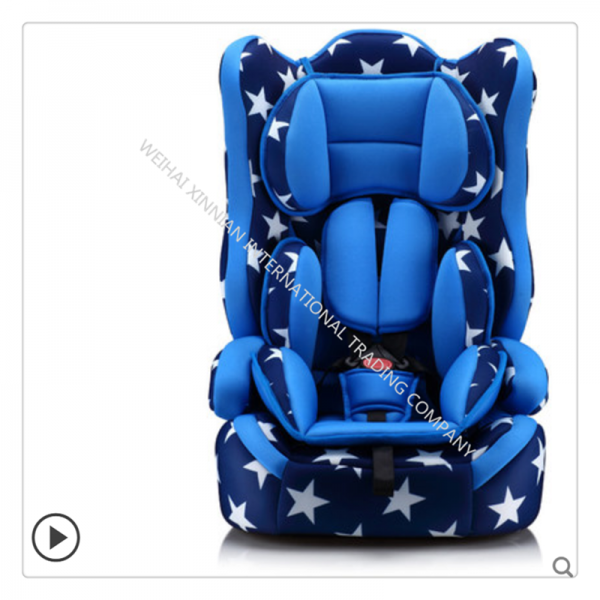 Xn아기 자동차 휴대용 어린이 안전좌석 자동차9개월 12살br2317 블루b