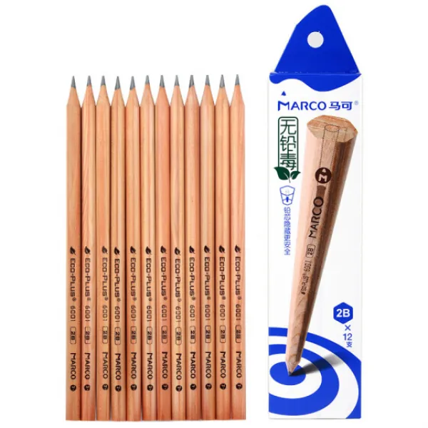 마르코 B12CB6각목연필 2B1통12지, 본상품