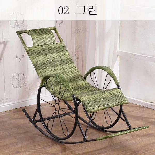 뉴타임즈14 노의자 베란다 눕는 의자 차 마실 의자 점심 휴식의자 어른 납량의자 ST21 A22, 02 그린