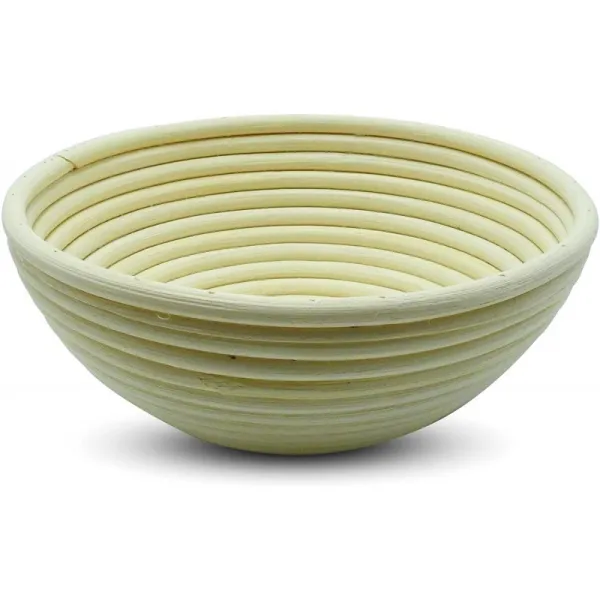 Enajori 빵 발효 바구니 와 나무 손잡이 금속 반죽 스크레이퍼 스테인리스 스틸 빵 절름발이 블레이드 전