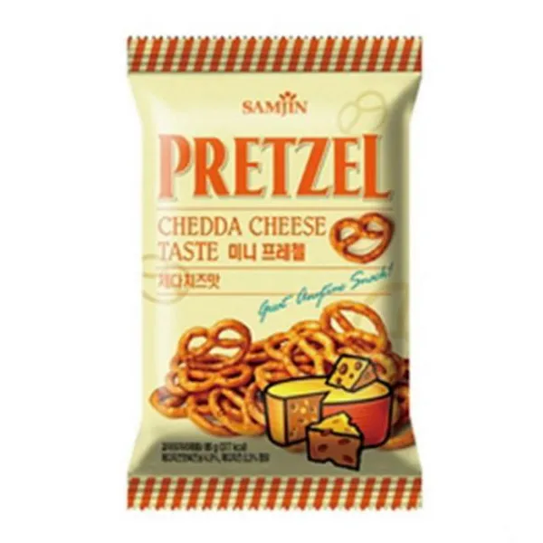 디자인그룹 티에스 프레첼 체다치즈맛 85gX24개입 BOX 삼진, 1