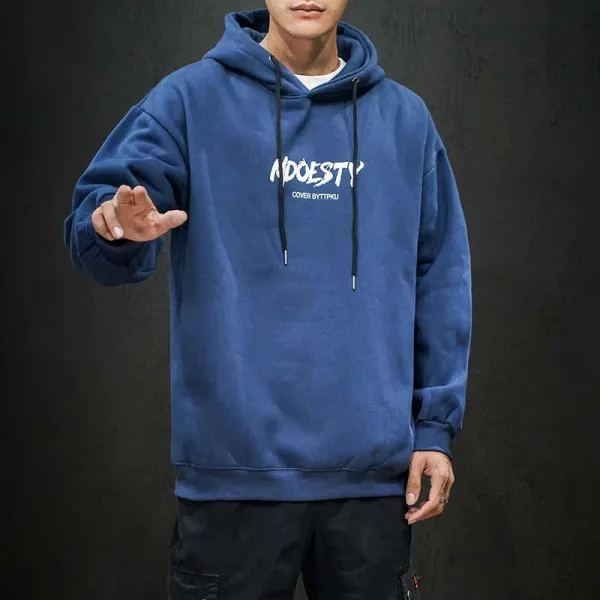 패션이루 캐주얼 박시 루즈핏 후드티