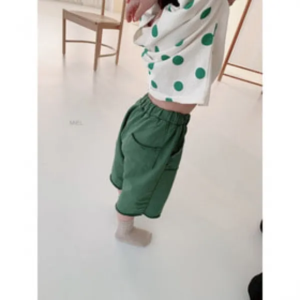 딴따라 유아 아동 편한 바지 8부 데끼 팬츠 봄 여름