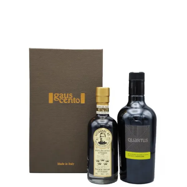  가우스 선물세트 쿠아르투스 노첼라라 올리브오일+죠반니레 크라운5 발사믹식초 옵션선택