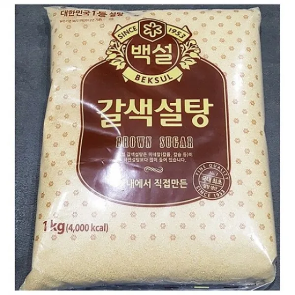 [폰드] + 황설탕(백설 1K)X4 + PD14947EA 씨제이제일제당황설탕 씨제이제일제당식당용황설탕, 쿠팡15 1, 쿠팡15 본상품선택