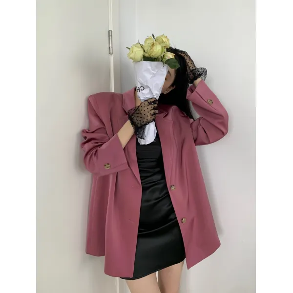 주묘zhoumia 봄 여름 디테이프 통제함 내버리다 흑백 고퀄리티 새틴 디자인 감각