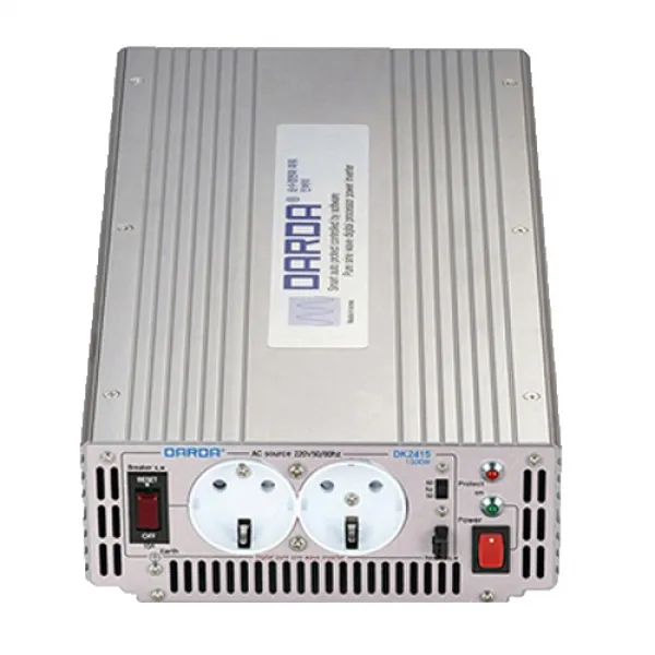 DARDA 차량용 순수 정현파 인버터 DK1212A 배터리 DC 12V 1200W 1kw 다르다 피앤케이하이테크 국산정품 자동차용 1k 안전인증, 1개