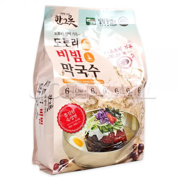 백제 도토리 비빔막국수 297gx6개 면류 코스트코, 1팩