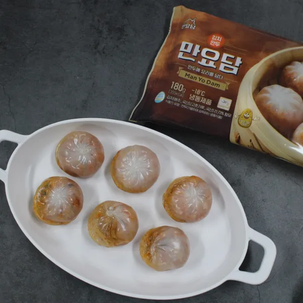 만요담 김치만두 180g, 1개