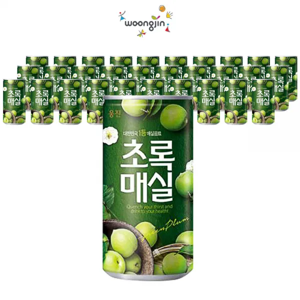 웅진 초록매실 180ml x 30캔, 1box