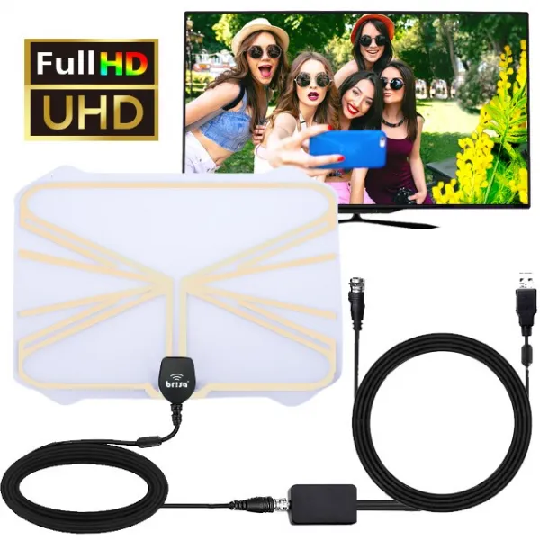 신풍산업 디지털 TV 안테나 UHD DTV 지상파 실내 수신기, 최고급형 30dBi 5M