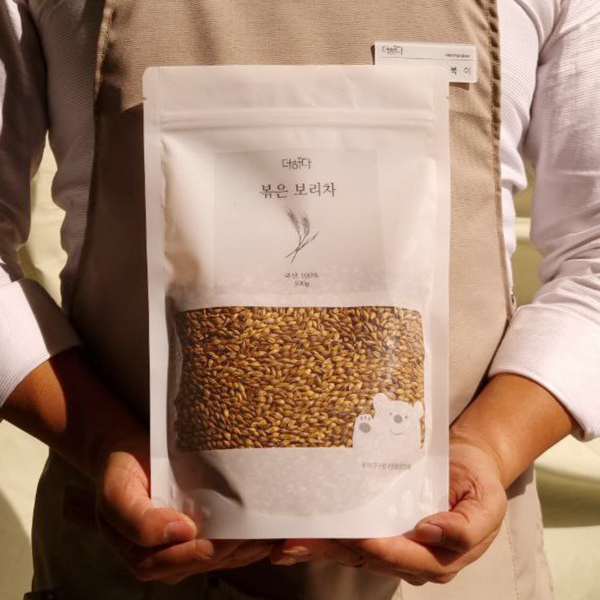 깨끗이 세척하고 증숙하여 볶아낸 더하다 볶은 보리차 국산 국내산 500g, 500g