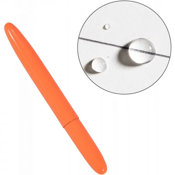 빗속에서 비바람에 견디는 Blaze Orange Bullet Pen Black Ink (No. OR96), 단일상품