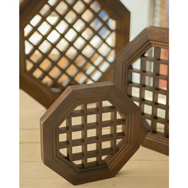 3사이즈 팔각문살 장식품 대