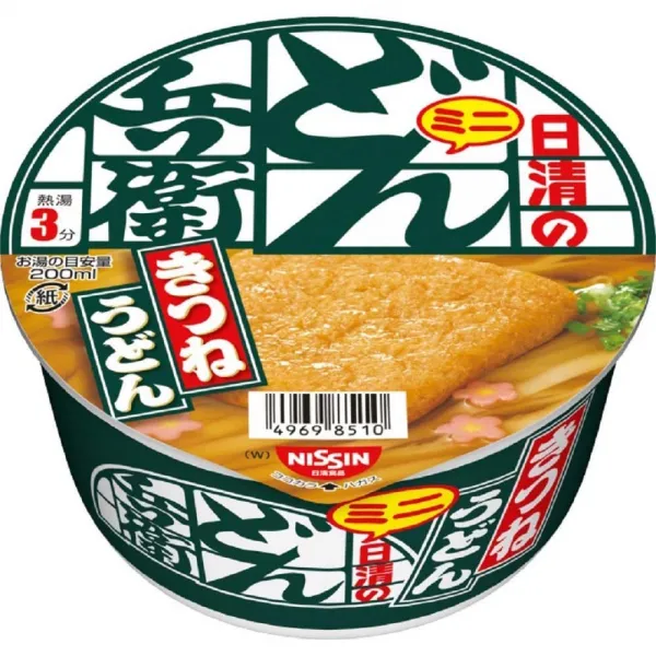 Nissin 닛신 Donbei 돈베이 서일본향 키츠네우동 미니 42g x 12개, 1세트