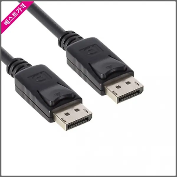 윈정보 DisplayPort 케이블 Ver1.2 2M 20번 더미핀 연결 안된 케이블 Ver, 본상품 선택