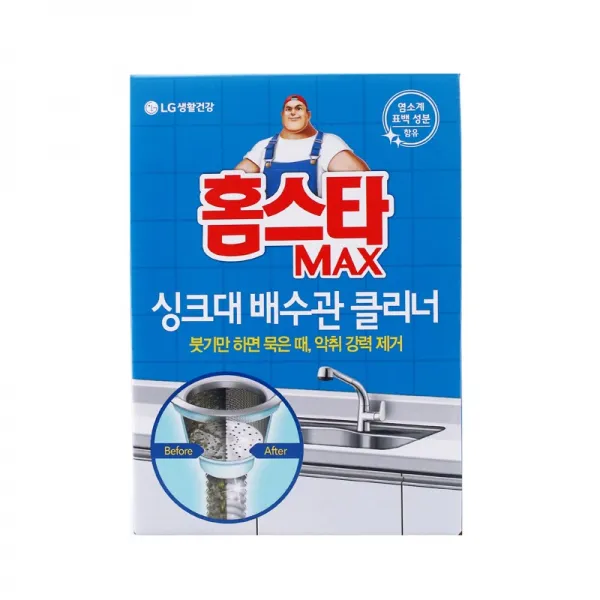 [메가마트] 홈스타 배수관 살균탈취 클리너 1개