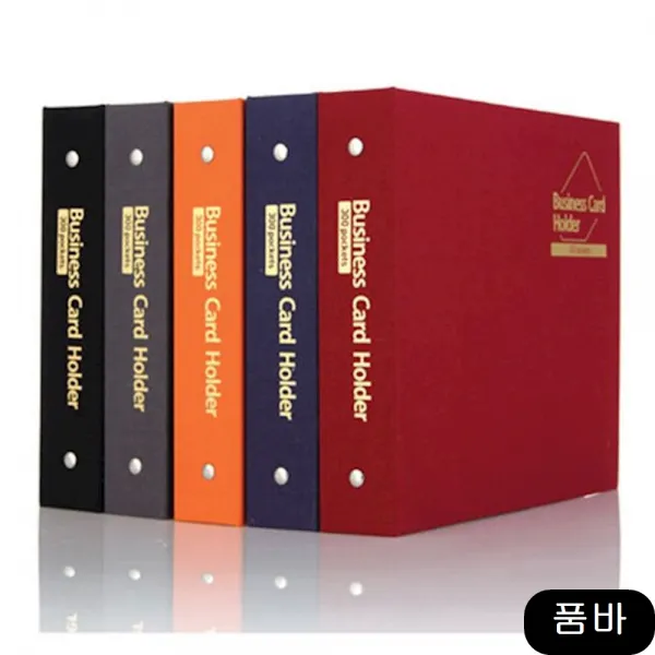 명함집 AP200 오렌지 파일 보관철 장식화일 서류, 1개