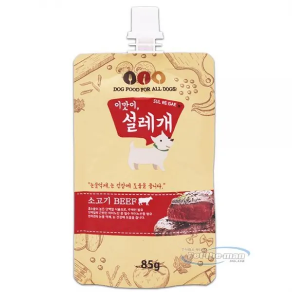 애견 영양간식 츄르 소고기(85g) 기호성 본능충족 펫용품 신선, 1개