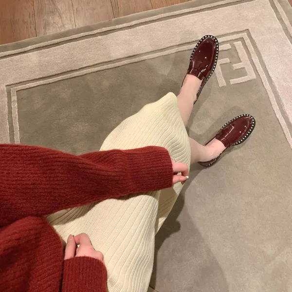 무럭이네 데일리단화 사슴 와 친구 진주 페니로퍼 봄 핫한 리얼가죽 어텀 무드 미니