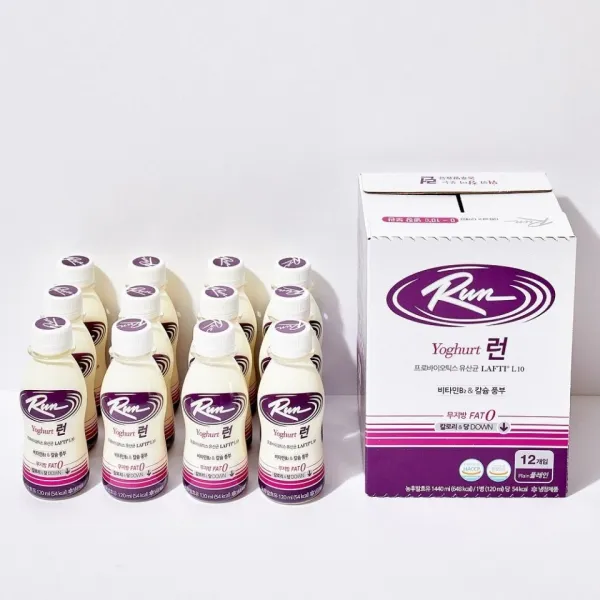 [메가마트]신앙촌 농후발효유 런 요구르트 120ml*12, 1개