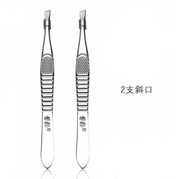 털뽑기 방년 노 간판 숏 족집게 눈썹집게 무 사선입 눈썹라 브로치 눈썹제모 겹, 이탤릭 스타일 2즈