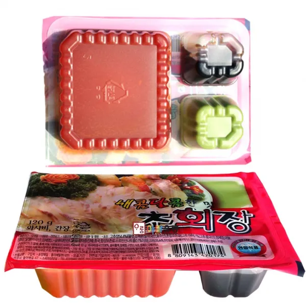연합식품 간장초장와사비(모듬초장) 120g x35개 박스, 1box