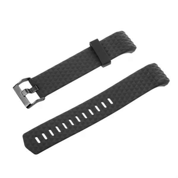 JC 실리콘 손목 밴드 Sportwear 결박 버클 스포츠 Breacelet 손목띠, 검은