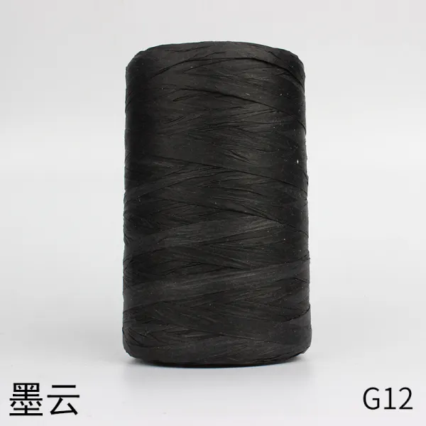린후야 손뜨개모자 왕골모자 가방 풀 실 지초 핸드메이드 Diy 라탄 마스킹 스티치 G12 먹구름