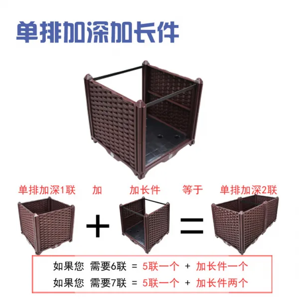 어반30 베란다 텃밭 화분 플랜트박스 푸짐한 채소 재배함 특대호 플라스틱 채소밭 화 장기를 더 늘리다.
