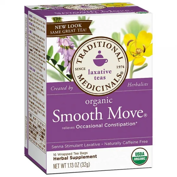 Traditional Medicinals 유기농 부드러운 허브 각성제 하제 휩싸였다티백 16 CT 2 PK, 선택, 상세설명참조