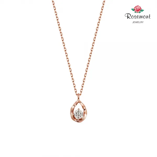로즈몽 14K 목걸이(1부다이아몬드) RS1043