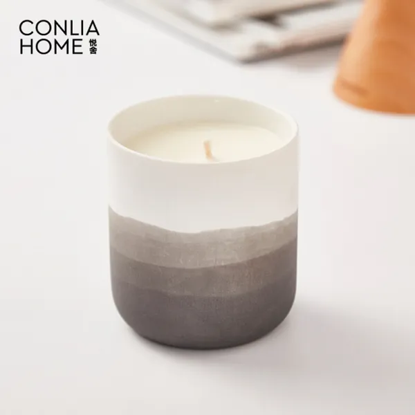 Conliahome 열사 불꽃 향기 촛불 무연 향초등 실내가 조면 낭만적인 생일 선물 객실 장식 및 음향 듣다 단일상품