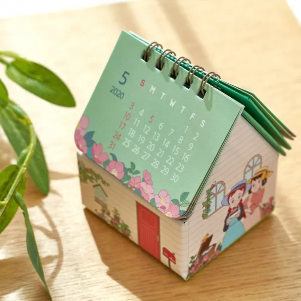폭주!인기!빨강머리앤 빨간머리앤 2020 하우스캘린더 수납기능까지! 데스크 캘린더, 학교생활