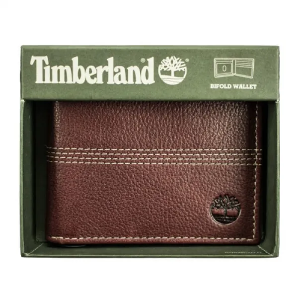 바다사재기 전 세계 Timberland 더블 베를람 지갑 카트리지 껍질 반절 지갑(6)