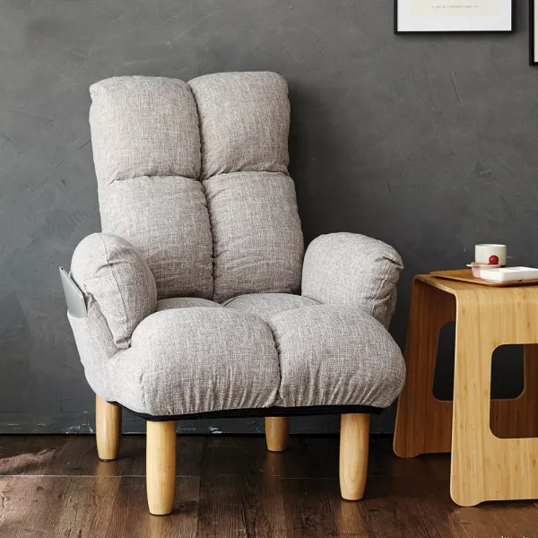 블루밍홈 패트릭 안락의자 암체어 라이트그레이