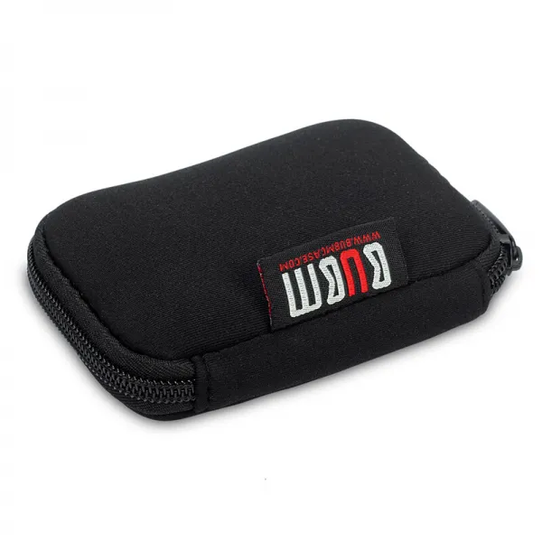 Bubm 휴대용 미니 U 방패 정리 가방 U 반 은행 유 방패 수납 함 작은 접시 수납 포장 U 반 U 방패 블랙 6 개 상세페이지 참조