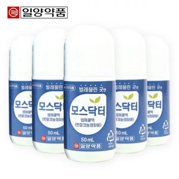 일양약품 모스닥터 썸머쿨액 50ml 5개, 없음