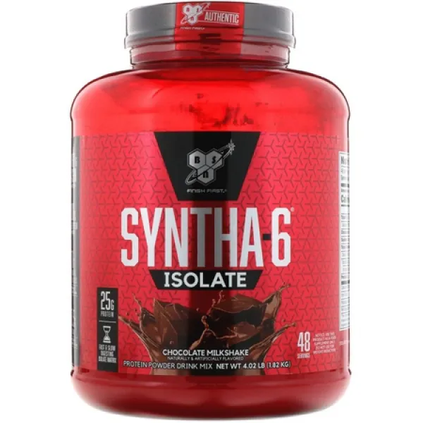 BSN Syntha-6 Isolate Protein Powder Drink Mix Chocolate Milkshake 4.02 lb (1.82 kg), 상세 설명 참조0, 상세 설명 참조0