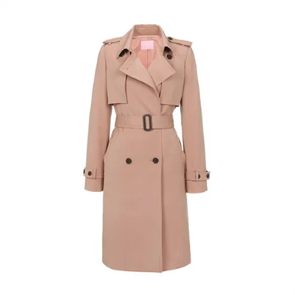  Soup 2019년 봄 더블 벨티드 트렌치코트 Sv4bb82 