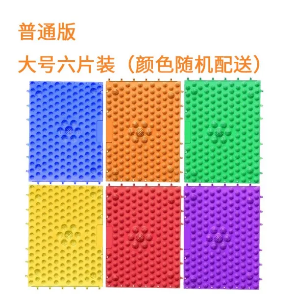 발지압판 지압판 슈퍼지압판 작은죽순 두리언 징벌 발바닥 안마 헬스 신발깔창 아픔 판, 기본, T02-슈퍼지압 슈퍼하드 손가락 압박 패드빅사이즈 6매입(색상 색타원)