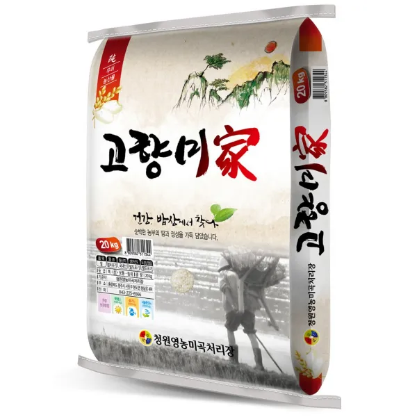 당일도정 2019년산 고향미가쌀 상등급, 1포, 20kg